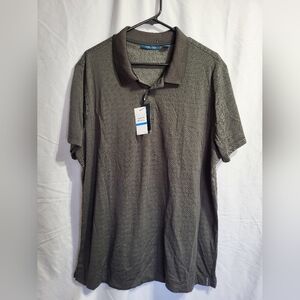 NEW Perry Ellis Mens Brown Polo Shirt, Size XL